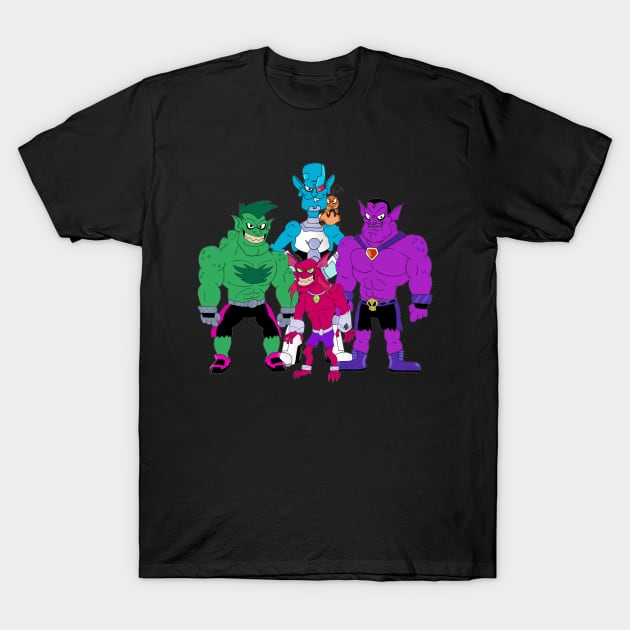 Team Titans T-Shirt by Mr.Nikils